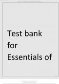 Test bank for Essentials of Dental Radiography 9th Edition By Evelyn Thomson.(Complete  Version)