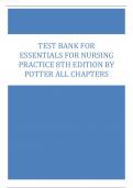 TEST BANK FOR ESSENTIALS FOR NURSING PRACTICE 8TH EDITION BY POTTER ALL CHAPTERS.(Complete  Chapters All covered)TEST BANK FOR ESSENTIALS FOR NURSING PRACTICE 8TH EDITION BY POTTER ALL CHAPTERS.(Complete  Chapters All covered)TEST BANK FOR ESSENTIALS FOR 