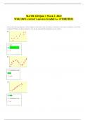 MATH 120 Quiz 1 Week 2 2023 With 100% correct Answers Graded A+ (VERIFIED)