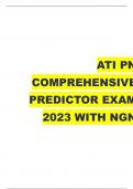 Ati pn comprehensive predictor exam 2023 with ngn