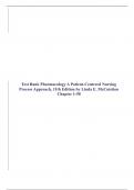 Test Bank Pharmacology A Patient-Centered Nursing Process Approach, 11th Edition by Linda E. McCuistion Chapter 1-58