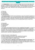 NCLEX Practice Questions HURST REVIEW (Fundamentals) with Correct Answers