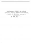 test_bank_and_solutions_for_financial_reporting_financial_statement_analysis_and_valuation_9th_edition.