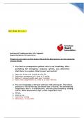ACLS EXAM VERSION A 50 QUESTIONS WITH 100% VERIFIED ANSWERS 2023-2024/ A+ GRADE/ACTUAL EXAM