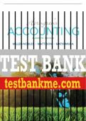 Test Bank For Horngren's Accounting 11th Edition All Chapters - 9780133877564