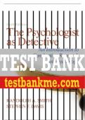 Test Bank For Psychologist as Detective, The: An Introduction to Conducting Research in Psychology, Updated Edition 6th Edition All Chapters - 9780137499649