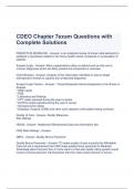 CDEO Chapter 7exam Questions with Complete Solutions 