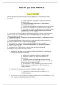 BIOL 235/BIOL235 Midterm-2 (Chapters 11 to 18) and Notes for Quiz 2: Biology (Athabasca University)