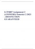 LCP4807 Assignment 2 (ANSWERS) Semester 2 2023