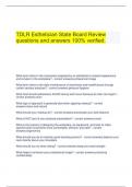  TDLR Esthetician State Board Review questions and answers 100% verified.