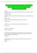 OCULAR ANOMALIES BOOK 1 CHAPTER 2 SUB 3 PAGE 14 STUDY GUIDE WITH COMPLETE SOLUTION