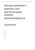 MAC2602 ASSIGNMENT 3 SEMESTER 2 2023