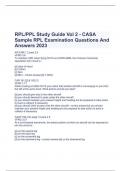  RPL/PPL Study Guide Vol 2 - CASA Sample RPL Examination Questions And Answers 2023