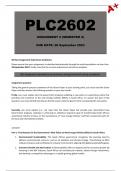 PLC2602 Assignment 2 (Semester 2) - Due: 28 September 2023