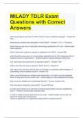 MILADY TDLR Exam Questions with Correct Answers