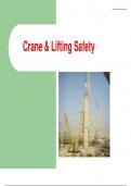 Crane & Lifting Safety STUDY GUIDE.