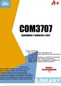 COM3707 Assignment 2 Semester 2 2023