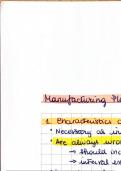 Samenvatting manufacturing planning and control: hoofdstuk forecasting