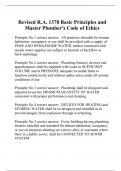 Revised R.A. 1378 Basic Principles and Master Plumber's Code of Ethics
