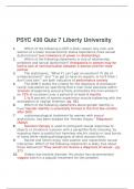 Psych 430 Quiz 7