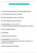 PCIP Practice Exam 2023 Questions and Answers graded A+