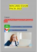 MAC2602 EXAM PACK 2023