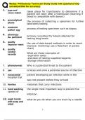 Medca: Phlebotomy Technician Study Guide with questions fully solved(verified for accuracy)