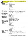 EKG MEDCA TEST QUESTIONS AND ANSWERS (VERIFIED FOR ACCURACY)