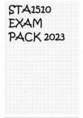 STA1510 EXAM PACK 2023