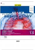 Test bank for Egan's Fundamentals of Respiratory Care 13th Edition by James Stoller, Albert Heuer, David Vines, Robert Chatburn & Eduardo Mireles-Cabodevila - Test Bank ALL Chapters 1-58 included Test Bank