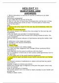 HESI EXIT V1 QUESTIONS AND ANSWERS