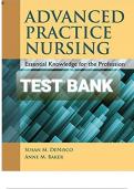 ADVANCED PRACTICE NURSING: ESSENTIAL KNOWLEDGE FOR THE PROFESSION 3RD EDITION DENISCO TEST BANK