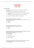 NSG 6020 Midterm Exam Questions Study Guide