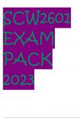 SCW2601 EXAM PACK 2023