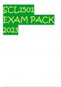 SCL1501 EXAM PACK 2023