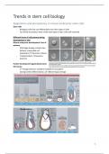 Summary Trends in Stem Cell Biology (NWI-BM073)