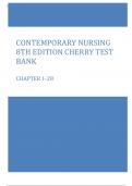 Contemporary nursing 8th edition cherry test bank complete guide