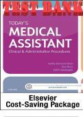 Today's Medical Assistant Clinical & Administrative Procedures 3rd Edition by Kathy Bonewit-West BS MEd, Sue Hunt MA RN CMA (AAMA) and Edith MS Applegate MS Test Bank