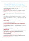 2023 NR 601 MIDTERM EXAM STUDY GUIDE – NGN QUESTIONS WITH 100% VERIFIED ANSWERS (GRADED A) (CHAMBERLAIN COLLEGE OF NURSING)