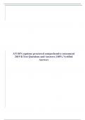 ATI RN capstone proctored comprehensive assessment 2019 B Test Questions and Answers |100% Verified Answers