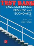 Basic Statistics in Business and Economics 10th Edition by Douglas Lind, William Marchal and Samuel Wathen Test Bank