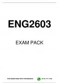 ENG2603 EXAM PACK 2024