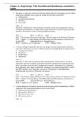 Chapter 21: Drug Therapy With Macrolides and Miscellaneous Anti-infective Agents Abrams' Clinical Drug Therapy: Rationales for Nursing Practice 12th Edition Test Bank