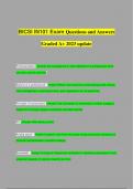 BICSI IN101 Exam Questions and Answers  Graded A+ 2023 update