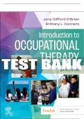 Test Bank For Introduction to Occupational Therapy, 6th - 2024 All Chapters - 9780323798563