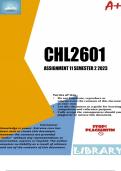 CHL2601 Assignment 11 (DETAILED ANSWERS) 2023 (783933) - DUE 5 October 2023