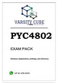 PYC4802 EXAM PACK 2023