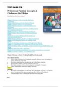 Test Bank for Professional Nursing: Concepts & Challenges, 9th Edition By: Beth Black PhD, RN, FAAN||ISBN NO-10 0323551130||ISBN NO-13 978-0323551137|| Chapter 1-16| Complete Guide A+