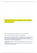   NSG 6420 FINAL questions and answers well illustrated