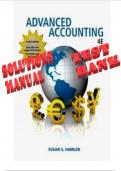 Solutions Manual for Advanced Accounting 4e Hamlen, Huefner, Larga Test Bank